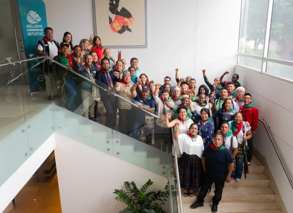 ICI leaders collectively standing on staircase.
