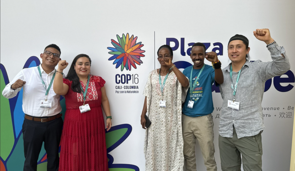 Group of people at COP16 Cali Colombia